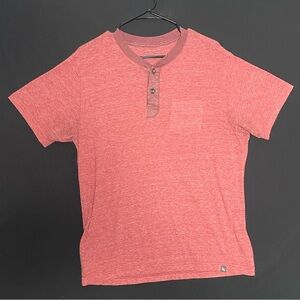 Eddie Bauer Soft Men’s Henley Two Tone Tee - Large